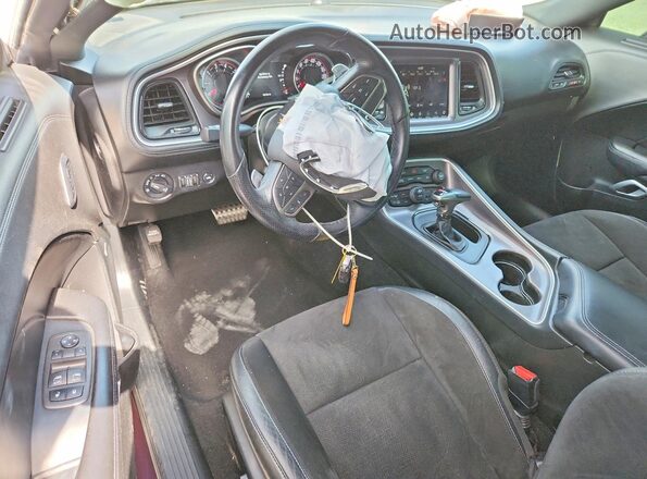 2C3CDZFJ7MH650987 2021 DODGE CHALLENGER Purple Dashboard view