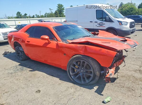 2C3CDZFJ7MH662508 2021 DODGE CHALLENGER Orange წინა მარჯვენა