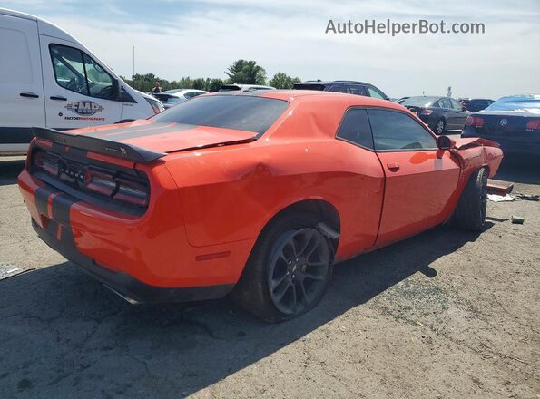 2C3CDZFJ7MH662508 2021 DODGE CHALLENGER Orange უკანა მარჯვენა