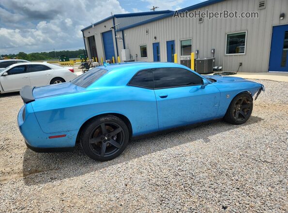 2C3CDZFJ8GH145657 2016 DODGE CHALLENGER Синий Задняя правая четверть