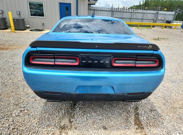 2C3CDZFJ8GH145657 2016 DODGE CHALLENGER Синий Вид сзади