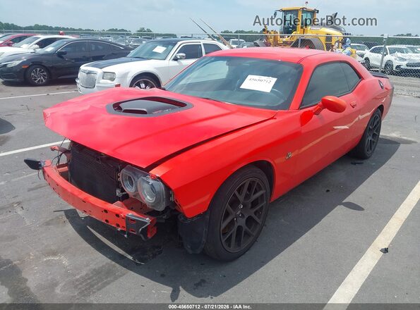 2C3CDZFJ8HH514647 2017 DODGE CHALLENGER Оранжевый Передняя левая четверть