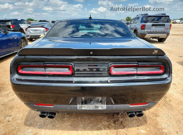 2C3CDZFJ8LH235918 2020 DODGE CHALLENGER Black Rear view