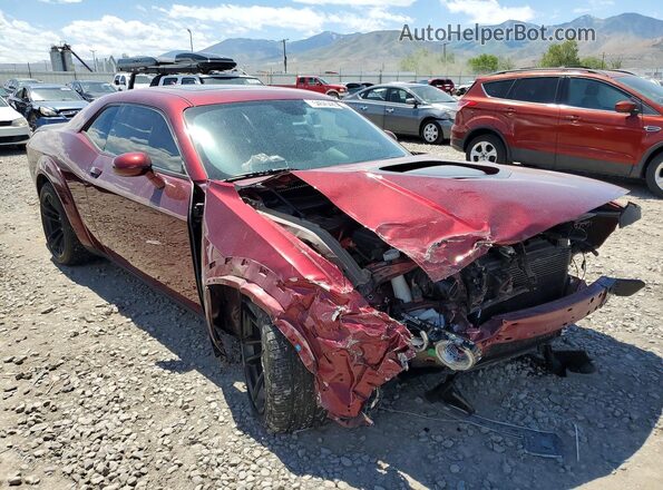 2C3CDZFJ8MH576771 2021 DODGE CHALLENGER Burgundy Front right