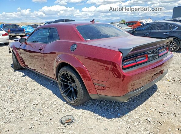2C3CDZFJ8MH576771 2021 DODGE CHALLENGER Burgundy Rear left