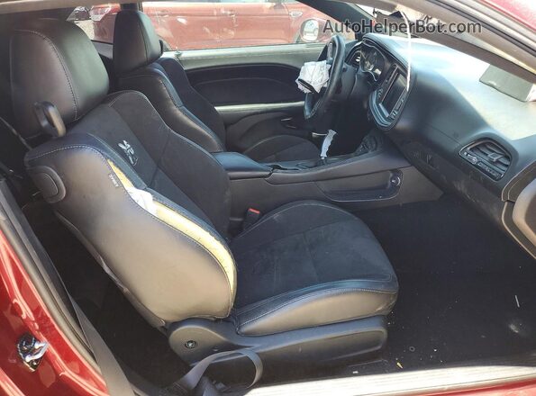 2C3CDZFJ8MH576771 2021 DODGE CHALLENGER Burgundy Rear seats view