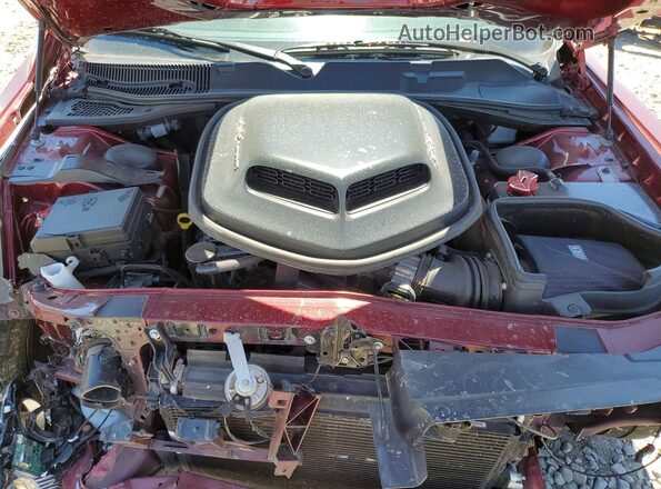 2C3CDZFJ8MH576771 2021 DODGE CHALLENGER Burgundy Rear interior view
