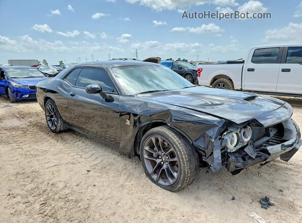 2C3CDZFJ8NH108699 2022 DODGE CHALLENGER Black წინა მარჯვენა