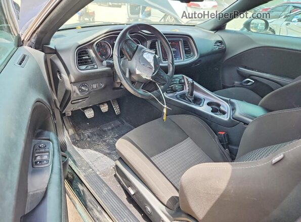 2C3CDZFJ8NH108699 2022 DODGE CHALLENGER Black წინა პანელის ხედი