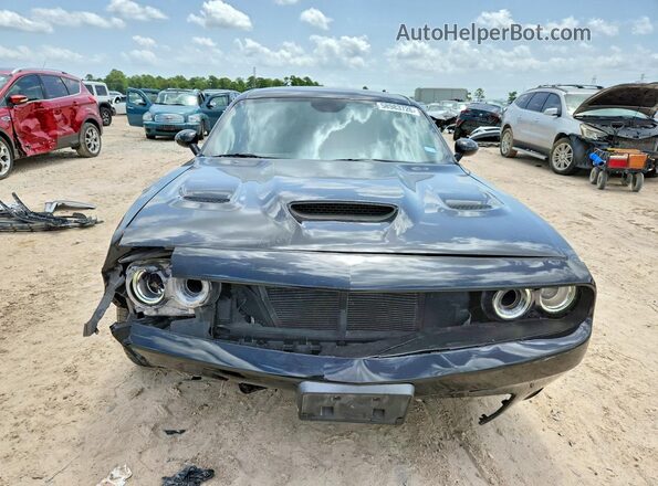 2C3CDZFJ8NH108699 2022 DODGE CHALLENGER Black წინა ხედი