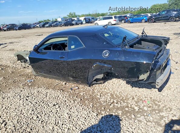 2C3CDZFJ8NH188344 2022 DODGE CHALLENGER Black უკანა მარცხენა