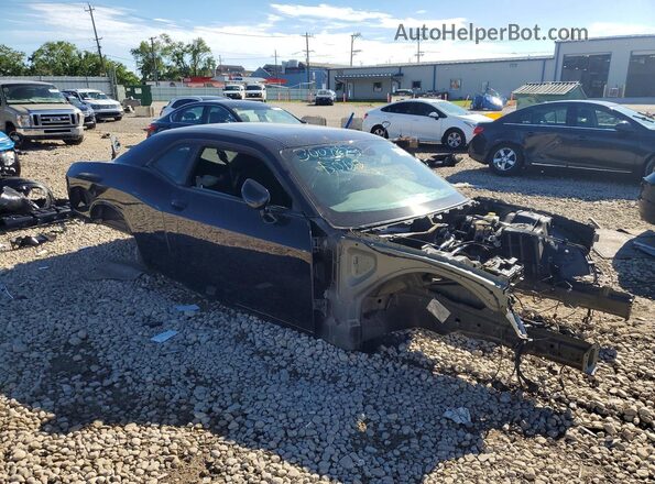 2C3CDZFJ8NH188344 2022 DODGE CHALLENGER Black წინა მარჯვენა