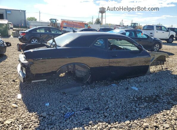 2C3CDZFJ8NH188344 2022 DODGE CHALLENGER Black უკანა მარჯვენა