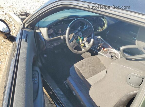 2C3CDZFJ8NH188344 2022 DODGE CHALLENGER Black წინა პანელის ხედი