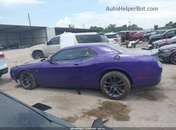 2C3CDZFJ8PH688958 2023 DODGE CHALLENGER Фиолетовый Панорамный вид салона 360°