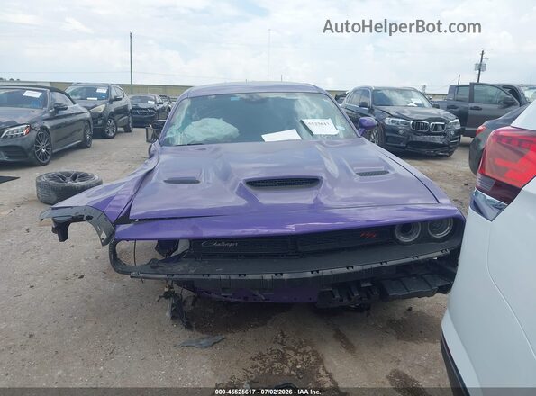 2C3CDZFJ8PH688958 2023 DODGE CHALLENGER Фиолетовый Вид щитка приборов