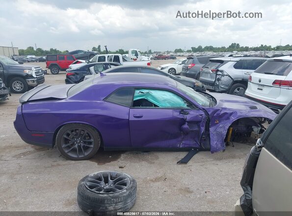 2C3CDZFJ8PH688958 2023 DODGE CHALLENGER Фиолетовый Вид задней части салона
