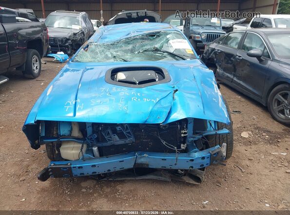 2C3CDZFJ9GH236257 2016 DODGE CHALLENGER Blue Вид спереду