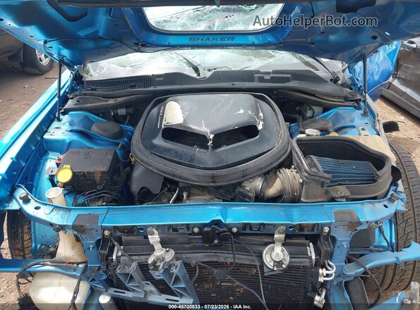 2C3CDZFJ9GH236257 2016 DODGE CHALLENGER Blue Вид ззаду