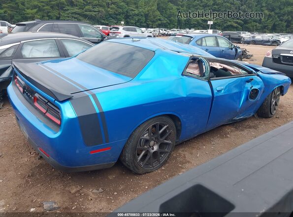 2C3CDZFJ9GH236257 2016 DODGE CHALLENGER Blue Задня права чверть