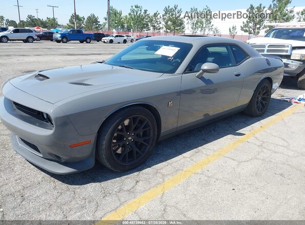 2C3CDZFJ9KH574816 2019 DODGE CHALLENGER Gray Front left