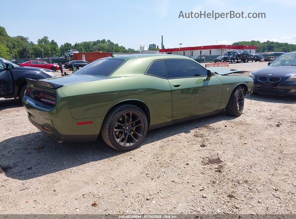 2C3CDZFJ9MH627582 2021 DODGE CHALLENGER Зеленый Задняя правая четверть