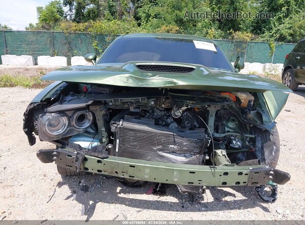 2C3CDZFJ9MH627582 2021 DODGE CHALLENGER Зеленый Вид спереди