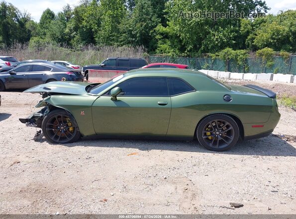 2C3CDZFJ9MH627582 2021 DODGE CHALLENGER Зеленый 