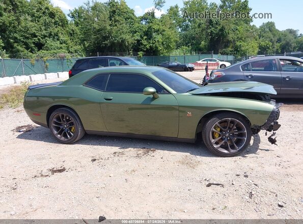 2C3CDZFJ9MH627582 2021 DODGE CHALLENGER Зеленый Панорамный вид салона 360°