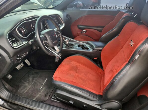 2C3CDZFJXGH131422 2016 DODGE CHALLENGER Black Vista interior delantera