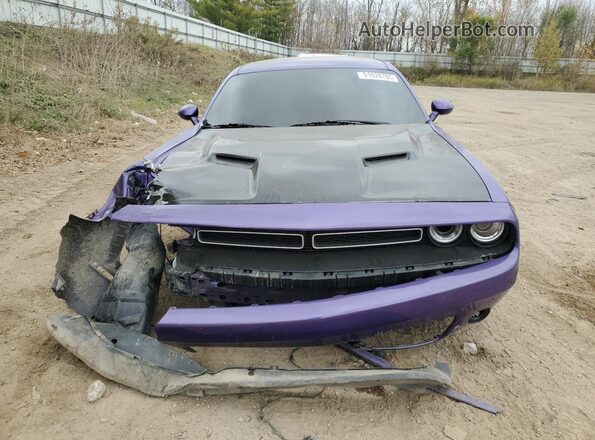 2C3CDZFJXJH334768 2018 DODGE CHALLENGER Purple Вид спереду