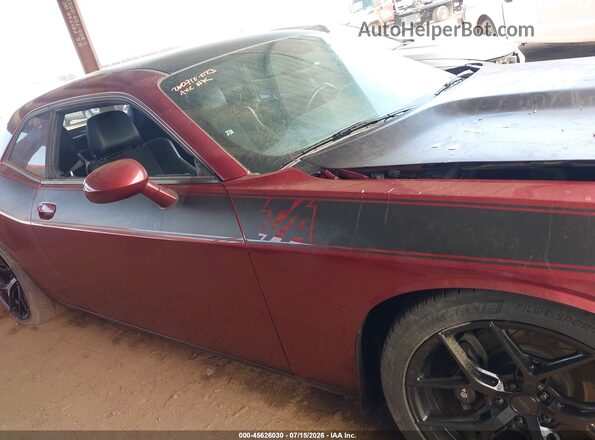 2C3CDZFJXLH159618 2020 DODGE CHALLENGER Maroon Սալոնի 360 աստիճան տեսք