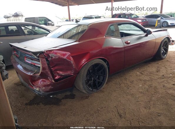 2C3CDZFJXLH159618 2020 DODGE CHALLENGER Maroon Հետևի աջ