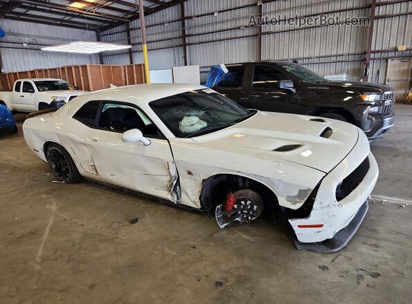 2C3CDZFJXLH198595 2020 DODGE CHALLENGER White Przód prawy