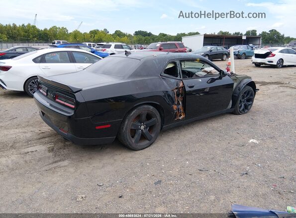 2C3CDZFJXNH156110 2022 DODGE CHALLENGER Черный Задняя правая четверть