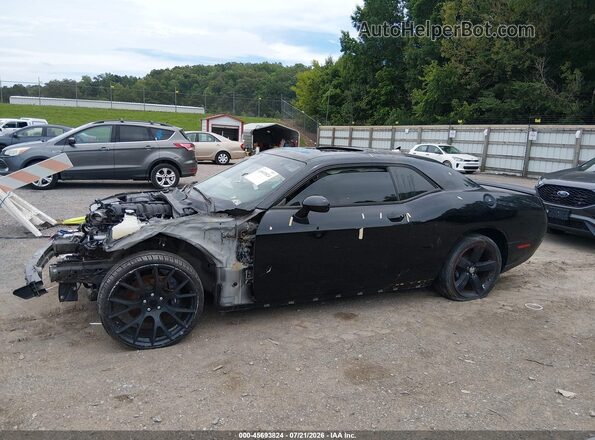 2C3CDZFJXNH156110 2022 DODGE CHALLENGER Черный Вид задней части салона