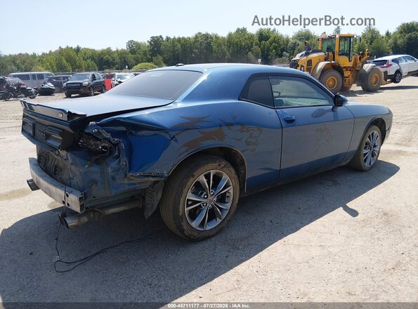 2C3CDZGG0LH174759 2020 DODGE CHALLENGER Blue Հետևի աջ
