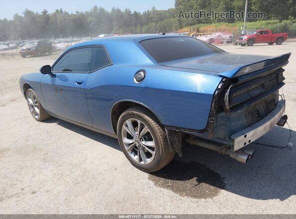 2C3CDZGG0LH174759 2020 DODGE CHALLENGER Blue Հետևի ձախ
