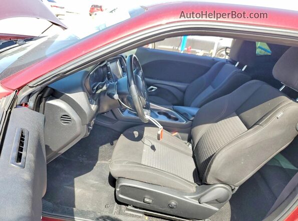2C3CDZGG0NH165515 2022 DODGE CHALLENGER Burgundy Vista interior delantera