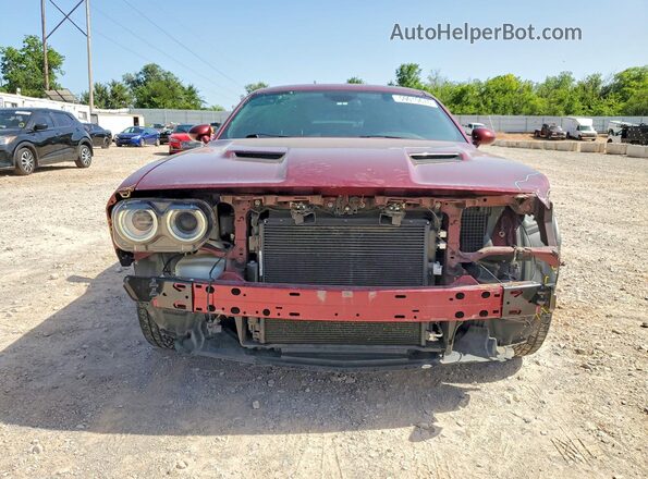 2C3CDZGG0NH165515 2022 DODGE CHALLENGER Burgundy Vista frontal