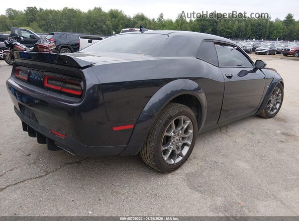 2C3CDZGG1HH605102 2017 DODGE CHALLENGER Black Tył prawy