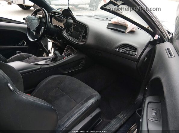 2C3CDZGG1HH605102 2017 DODGE CHALLENGER Black Widok wnętrza z przodu