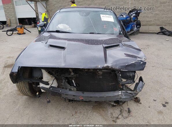 2C3CDZGG1HH605102 2017 DODGE CHALLENGER Black Widok zestawu wskaźników