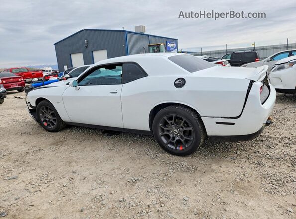 2C3CDZGG2JH184402 2018 DODGE CHALLENGER White Հետևի ձախ