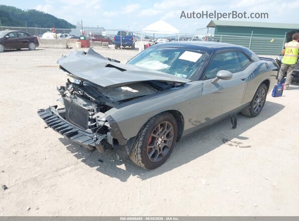 2C3CDZGG2JH209685 2018 DODGE CHALLENGER Gray Առջևի ձախ երեք քառորդ տեսարան