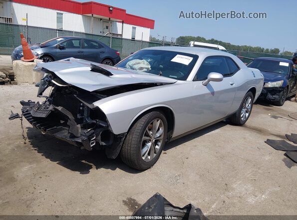 2C3CDZGG2MH547477 2021 DODGE CHALLENGER Silver Front left