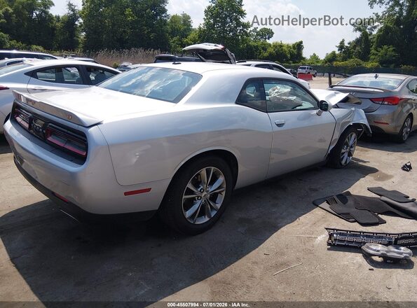 2C3CDZGG2MH547477 2021 DODGE CHALLENGER Silver Rear right