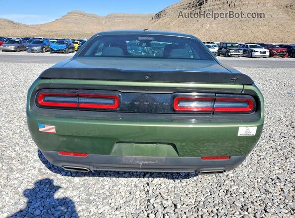 2C3CDZGG2NH182431 2022 DODGE CHALLENGER Green უკანა ხედი