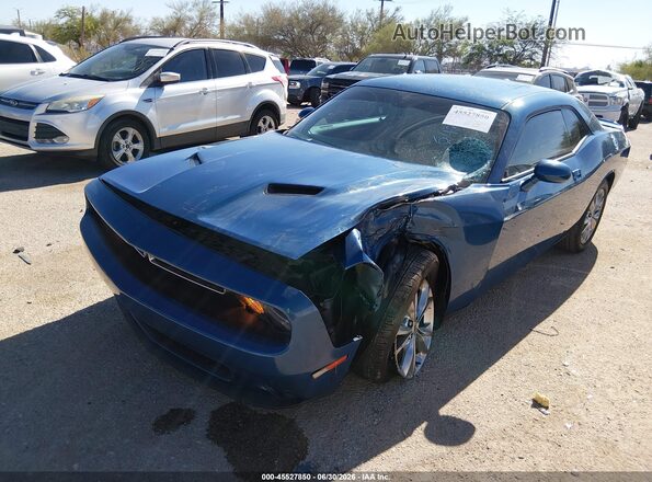 2C3CDZGG3MH543311 2021 DODGE CHALLENGER Blue წინა მარცხენა ხედი სამი მეოთხედიდან