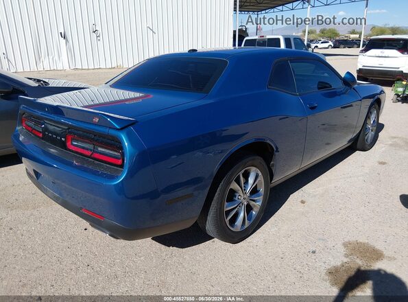 2C3CDZGG3MH543311 2021 DODGE CHALLENGER Blue უკანა მარჯვენა